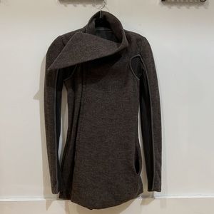 Rick Owens Wool Coat Sz 40